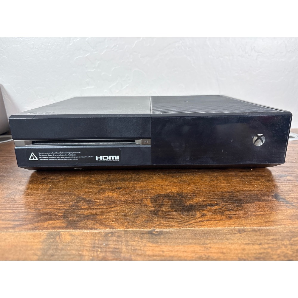 Microsoft Xbox One Model 1540 Black Console For Parts or Repair No HDMI Output